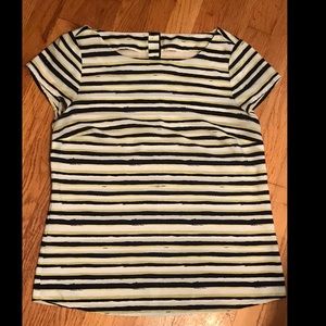 EUC: Navy/Yellow Blouse